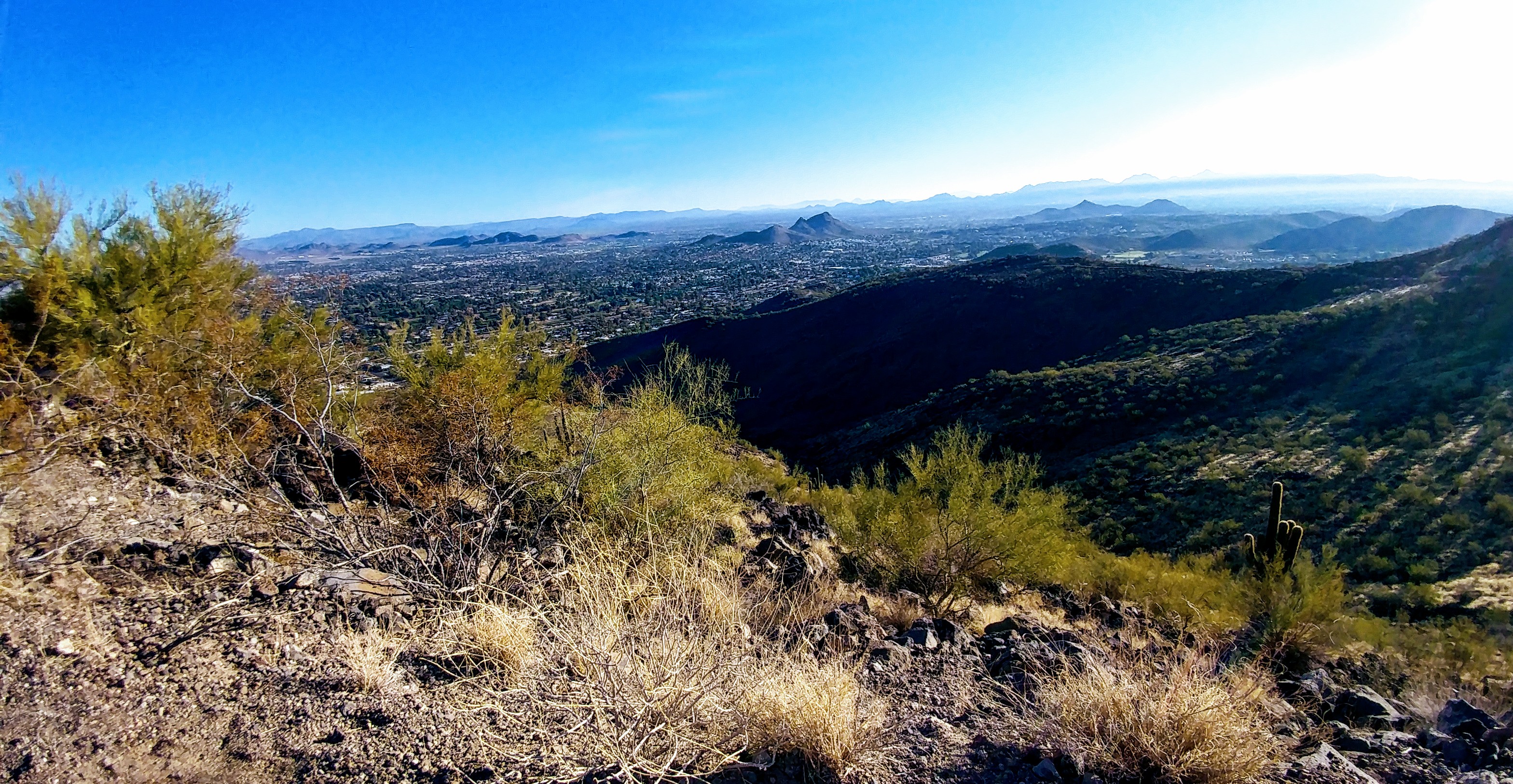 Looking toward Superstition Mountains