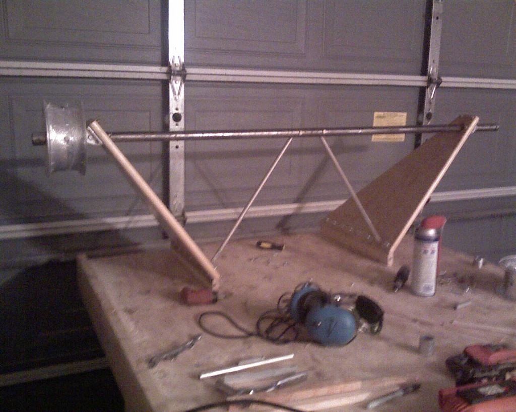 landing gear assembled